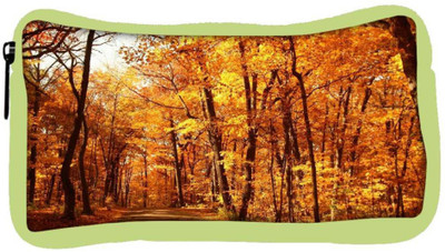 

Snoogg Eco Friendly Canvas Day Forest Designer Student Pen Pencil Case Coin Purse Pouch Cosmetic Makeup Bag (GREEN) Pouch(Multicolor)