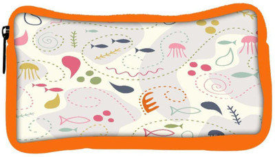 

Snoogg Eco Friendly Canvas Fish World Designer Student Pen Pencil Case Coin Purse Pouch Cosmetic Makeup Bag (ORANGE) Pouch(Multicolor)