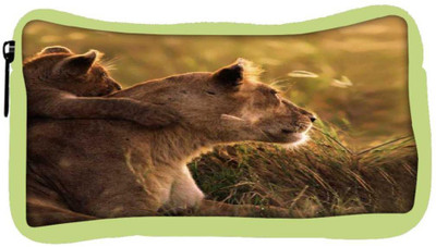 

Snoogg Eco Friendly Canvas Cubs And Lions Student Pen Pencil Case Coin Purse Pouch Cosmetic Makeup Bag (GREEN) Pouch(Multicolor)