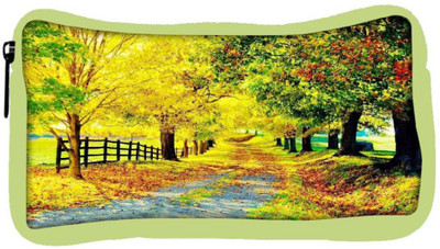 

Snoogg Eco Friendly Canvas Green Leaves Designer Student Pen Pencil Case Coin Purse Pouch Cosmetic Makeup Bag (GREEN) Pouch(Multicolor)