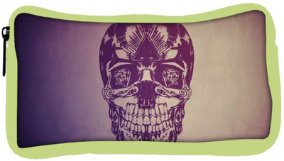 

Snoogg Eco Friendly Canvas Skull With Diamond Eyes Designer Student Pen Pencil Case Coin Purse Pouch Cosmetic Makeup Bag (GREEN) Pouch(Multicolor)