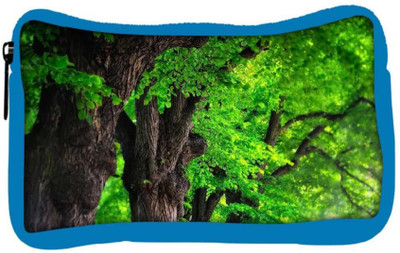 

Snoogg Eco Friendly Canvas Green Leaves In Tree Designer Student Pen Pencil Case Coin Purse Pouch Cosmetic Makeup Bag (BLUE) Pouch(Multicolor)