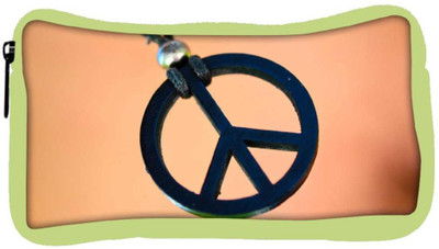 

Snoogg Eco Friendly Canvas Peace And Love Designer Student Pen Pencil Case Coin Purse Pouch Cosmetic Makeup Bag (GREEN) Pouch(Multicolor)