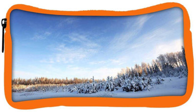 

Snoogg Eco Friendly Canvas Sunlight And Snow Designer Student Pen Pencil Case Coin Purse Pouch Cosmetic Makeup Bag (ORANGE) Pouch(Multicolor)