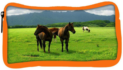 

Snoogg Eco Friendly Canvas White Horses Designer Student Pen Pencil Case Coin Purse Pouch Cosmetic Makeup Bag (ORANGE) Pouch(Multicolor)