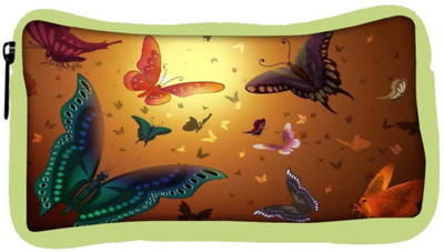 

Snoogg Eco Friendly Canvas Butterfly Pattern 2453 Student Pen Pencil Case Coin Purse Pouch Cosmetic Makeup Bag (GREEN) Pouch(Multicolor)