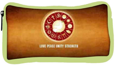 

Snoogg Eco Friendly Canvas Love Peace Unity Strength Designer Student Pen Pencil Case Coin Purse Pouch Cosmetic Makeup Bag (GREEN) Pouch(Multicolor)