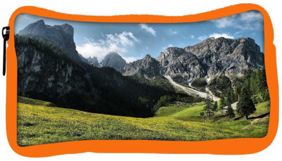 

Snoogg Eco Friendly Canvas Abstract Nature Designer Student Pen Pencil Case Coin Purse Pouch Cosmetic Makeup Bag (ORANGE) Pouch(Multicolor)