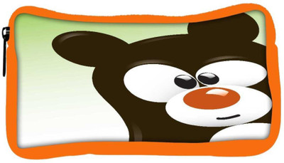 

Snoogg Eco Friendly Canvas Funny Cartoon Bear Student Pen Pencil Case Coin Purse Pouch Cosmetic Makeup Bag (ORANGE) Pouch(Multicolor)