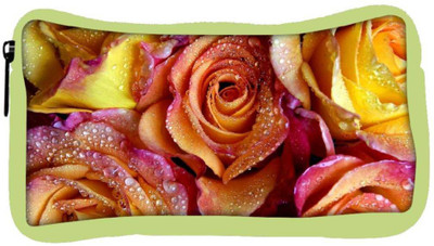 

Snoogg Eco Friendly Canvas Roses Covered In Dew Designer Student Pen Pencil Case Coin Purse Pouch Cosmetic Makeup Bag (GREEN) Pouch(Multicolor)