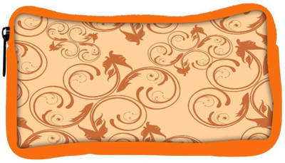 

Snoogg Eco Friendly Canvas Abstract Cream Pattern Designer Student Pen Pencil Case Coin Purse Pouch Cosmetic Makeup Bag (ORANGE) Pouch(Multicolor)