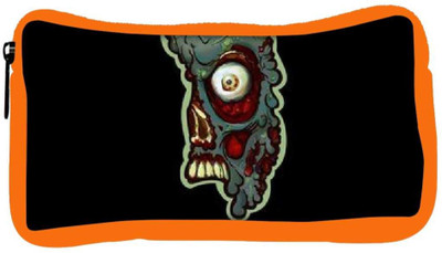 

Snoogg Eco Friendly Canvas Zombie Face Designer Student Pen Pencil Case Coin Purse Pouch Cosmetic Makeup Bag (ORANGE) Pouch(Multicolor)