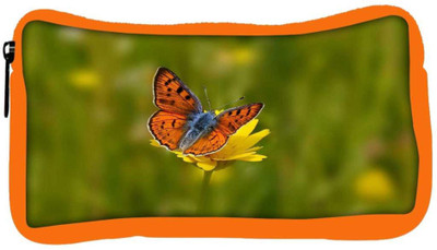 

Snoogg Eco Friendly Canvas Orange Butterfly In Yellow Flower Designer Student Pen Pencil Case Coin Purse Pouch Cosmetic Makeup Bag (ORANGE) Pouch(Multicolor)