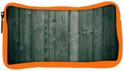 

Snoogg Eco Friendly Canvas Wood Boards Designer Student Pen Pencil Case Coin Purse Pouch Cosmetic Makeup Bag (ORANGE) Pouch(Multicolor)