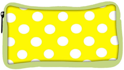 

Snoogg Eco Friendly Canvas Yellow Polka Dot Student Pen Pencil Case Coin Purse Pouch Cosmetic Makeup Bag (GREEN) Pouch(Multicolor)