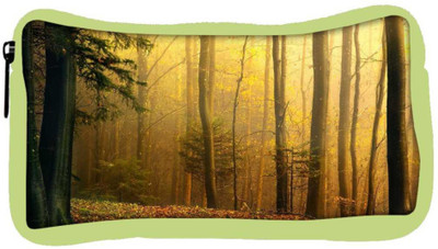 

Snoogg Eco Friendly Canvas Yellow Forest Designer Student Pen Pencil Case Coin Purse Pouch Cosmetic Makeup Bag (GREEN) Pouch(Multicolor)