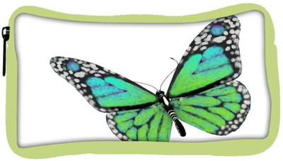 

Snoogg Eco Friendly Canvas Green Butterfly Student Pen Pencil Case Coin Purse Pouch Cosmetic Makeup Bag (GREEN) Pouch(Multicolor)