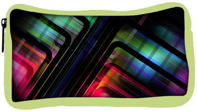 

Snoogg Eco Friendly Canvas Abstract Patterned Design Designer Student Pen Pencil Case Coin Purse Pouch Cosmetic Makeup Bag (GREEN) Pouch(Multicolor)