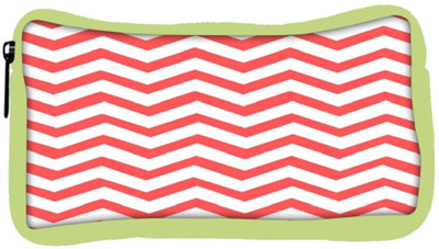 

Snoogg Eco Friendly Canvas Wave Print Student Pen Pencil Case Coin Purse Pouch Cosmetic Makeup Bag (GREEN) Pouch(Multicolor)