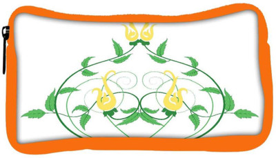 

Snoogg Eco Friendly Canvas Decorative Flourish Frame Student Pen Pencil Case Coin Purse Pouch Cosmetic Makeup Bag (ORANGE) Pouch(Multicolor)