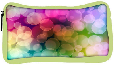 

Snoogg Eco Friendly Canvas Lite Color Bubbles Designer Student Pen Pencil Case Coin Purse Pouch Cosmetic Makeup Bag (GREEN) Pouch(Multicolor)
