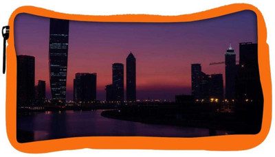 

Snoogg Eco Friendly Canvas Abstract Night View Designer Student Pen Pencil Case Coin Purse Pouch Cosmetic Makeup Bag (ORANGE) Pouch(Multicolor)