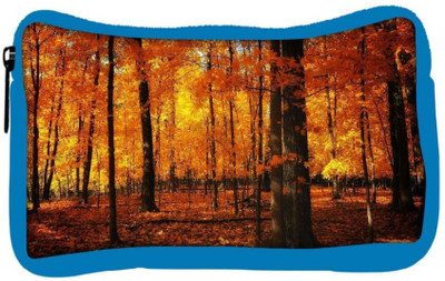 

Snoogg Eco Friendly Canvas Dense Forest Designer Student Pen Pencil Case Coin Purse Pouch Cosmetic Makeup Bag (BLUE) Pouch(Multicolor)