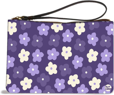 

Nutcase Purple Flowers Pouch(Multicolor)