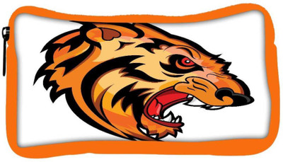 

Snoogg Eco Friendly Canvas Angry Tiger Face Mascot Vector Tattoo Student Pen Pencil Case Coin Purse Pouch Cosmetic Makeup Bag (ORANGE) Pouch(Multicolor)