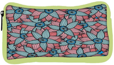 

Snoogg Eco Friendly Canvas Abstract Floral Background Student Pen Pencil Case Coin Purse Pouch Cosmetic Makeup Bag (GREEN) Pouch(Multicolor)