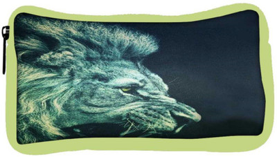 

Snoogg Eco Friendly Canvas Lion Fury Student Pen Pencil Case Coin Purse Pouch Cosmetic Makeup Bag (GREEN) Pouch(Multicolor)