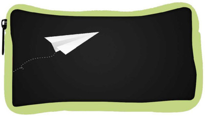 

Snoogg Eco Friendly Canvas Paper Plane Designer Student Pen Pencil Case Coin Purse Pouch Cosmetic Makeup Bag (GREEN) Pouch(Multicolor)