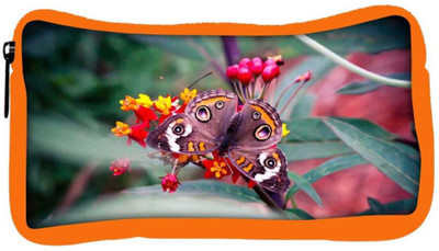 

Snoogg Eco Friendly Canvas Abstract Unique Butterfly Designer Student Pen Pencil Case Coin Purse Pouch Cosmetic Makeup Bag (ORANGE) Pouch(Multicolor)