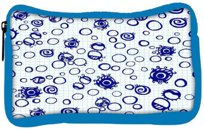 

Snoogg Eco Friendly Canvas Bubbles Blue Designer Student Pen Pencil Case Coin Purse Pouch Cosmetic Makeup Bag (BLUE) Pouch(Multicolor)