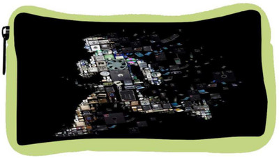 

Snoogg Eco Friendly Canvas Kevin Mitnick Ghost 2653 Student Pen Pencil Case Coin Purse Pouch Cosmetic Makeup Bag (GREEN) Pouch(Multicolor)