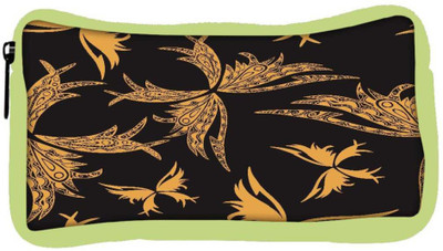 

Snoogg Eco Friendly Canvas Yellow Butterfly Black Pattern Designer Student Pen Pencil Case Coin Purse Pouch Cosmetic Makeup Bag (GREEN) Pouch(Multicolor)