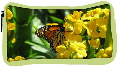 

Snoogg Eco Friendly Canvas Butterfly In Yellow Flower Designer Student Pen Pencil Case Coin Purse Pouch Cosmetic Makeup Bag (GREEN) Pouch(Multicolor)
