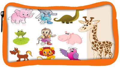 

Snoogg Eco Friendly Canvas Set Of Animal With Background Student Pen Pencil Case Coin Purse Pouch Cosmetic Makeup Bag (ORANGE) Pouch(Multicolor)
