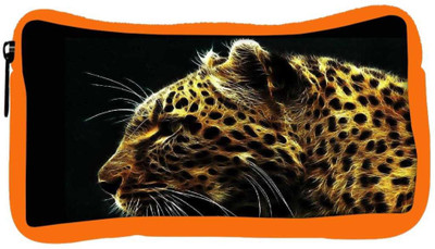 

Snoogg Eco Friendly Canvas Neon Tiger Student Pen Pencil Case Coin Purse Pouch Cosmetic Makeup Bag (ORANGE) Pouch(Multicolor)