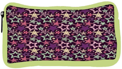 

Snoogg Eco Friendly Canvas Star Pattern Purple Student Pen Pencil Case Coin Purse Pouch Cosmetic Makeup Bag (GREEN) Pouch(Multicolor)