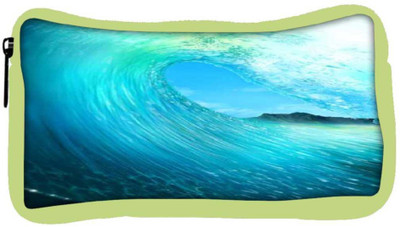 

Snoogg Eco Friendly Canvas Waves Sea Student Pen Pencil Case Coin Purse Pouch Cosmetic Makeup Bag (GREEN) Pouch(Multicolor)