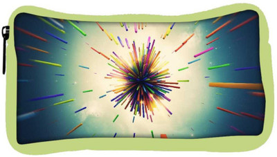 

Snoogg Eco Friendly Canvas Abstract Amazed Design Designer Student Pen Pencil Case Coin Purse Pouch Cosmetic Makeup Bag (GREEN) Pouch(Multicolor)