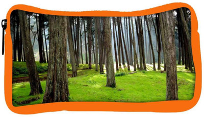 

Snoogg Eco Friendly Canvas Long Branched Tree Designer Student Pen Pencil Case Coin Purse Pouch Cosmetic Makeup Bag (ORANGE) Pouch(Multicolor)