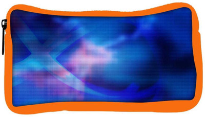 

Snoogg Eco Friendly Canvas Abstract Blue Colourback Designer Student Pen Pencil Case Coin Purse Pouch Cosmetic Makeup Bag (ORANGE) Pouch(Multicolor)