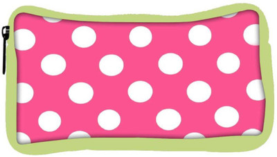 

Snoogg Eco Friendly Canvas Pink Polka Dot Student Pen Pencil Case Coin Purse Pouch Cosmetic Makeup Bag (GREEN) Pouch(Multicolor)