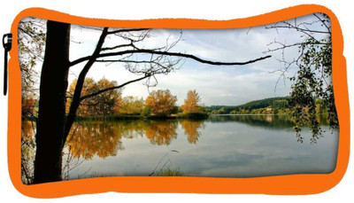 

Snoogg Eco Friendly Canvas River Side Trees Designer Student Pen Pencil Case Coin Purse Pouch Cosmetic Makeup Bag (ORANGE) Pouch(Multicolor)