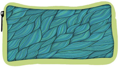 

Snoogg Eco Friendly Canvas Seamless Waves Texture Student Pen Pencil Case Coin Purse Pouch Cosmetic Makeup Bag (GREEN) Pouch(Multicolor)