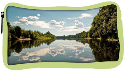 

Snoogg Eco Friendly Canvas Abstract Sea And Trees Designer Student Pen Pencil Case Coin Purse Pouch Cosmetic Makeup Bag (GREEN) Pouch(Multicolor)