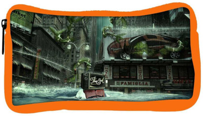 

Snoogg Eco Friendly Canvas The End Designer Student Pen Pencil Case Coin Purse Pouch Cosmetic Makeup Bag (ORANGE) Pouch(Multicolor)