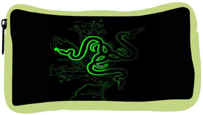 

Snoogg Eco Friendly Canvas Snake Stylin System Student Pen Pencil Case Coin Purse Pouch Cosmetic Makeup Bag (GREEN) Pouch(Multicolor)